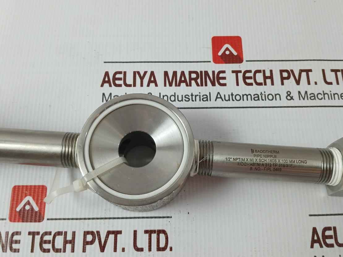 Badotherm Astm A 312 Tp 316/316L Pipe Nipple Needle Valve 6000 Psi 3/4" Cl 600 R