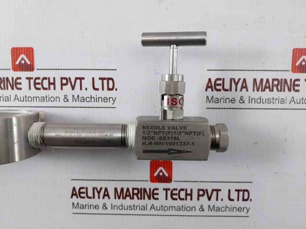 Badotherm Bdt0050540 Flush Ring W/ Needle Valves Assy Moc-ss316L