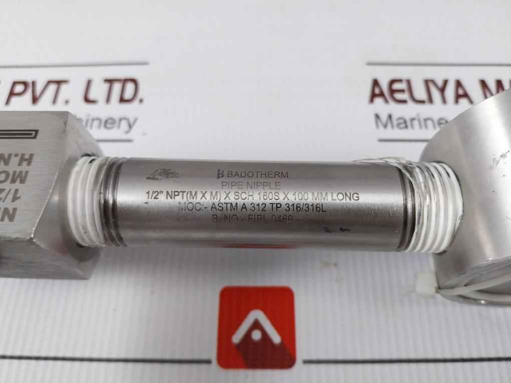 Badotherm Bdt0050540 Flush Ring W/ Needle Valves Assy Moc-ss316L