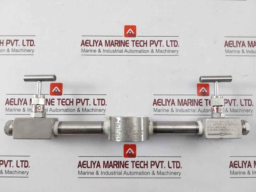 Badotherm Bdt0050540 Flush Ring W/ Needle Valves Assy Moc-ss316L