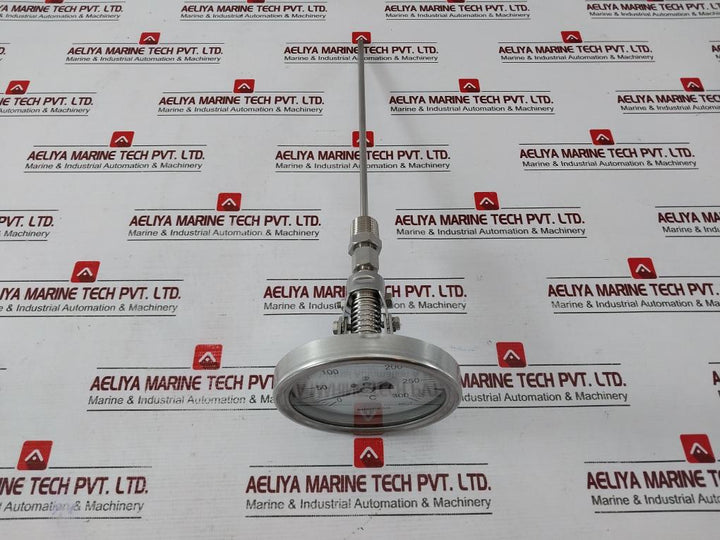 Badotherm Temperature Gauge 0 To 300°c, V1210-1947, Te 18-100 Mm Dia-stem 6x19