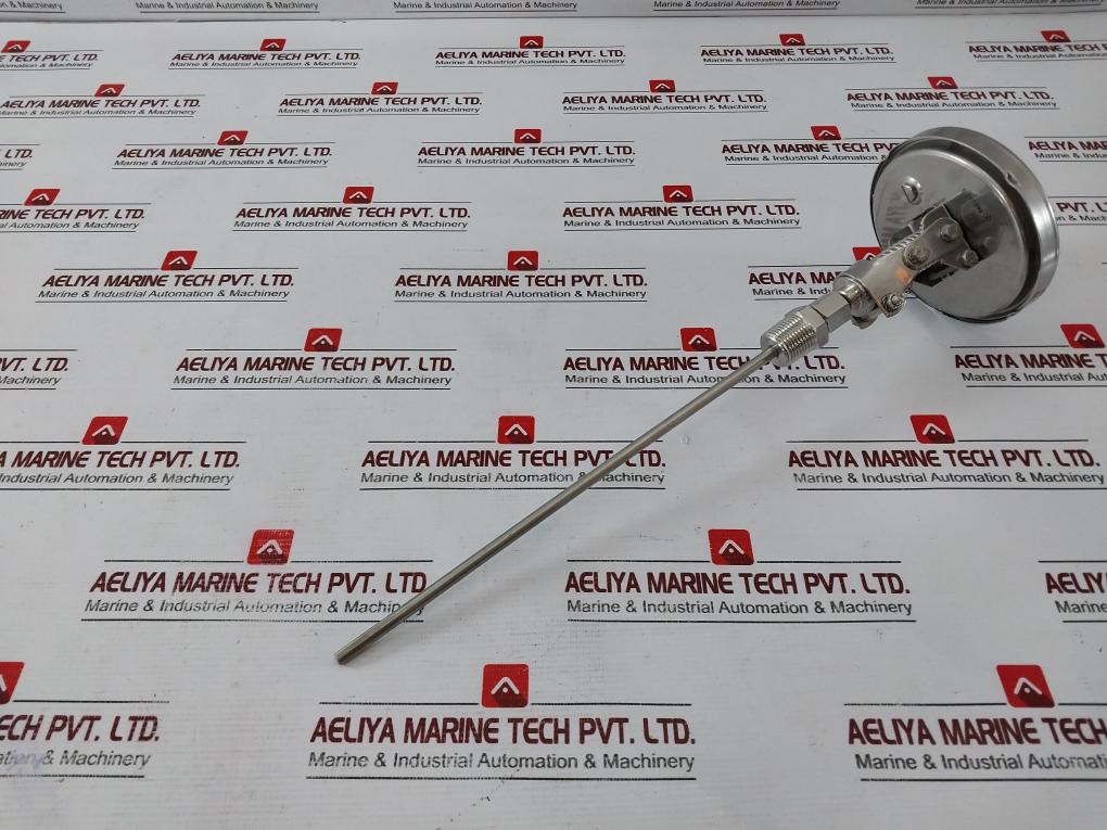 Badotherm Temperature Gauge 0 To 300°c, V1210-1947, Te 18-100 Mm Dia-stem 6x19