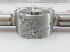 Badotherm Bdt0050540 Flush Ring W/ Needle Valve Assy 3/4" Cl. 600 Rf Moc-ss316L