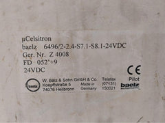 6496/2-2.4-s7.1-s8.1-24Vdc Pid Continuous Controller Baelz 24Vdc