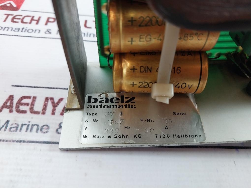 Baelz Automatic WBS 3541 Power Supply Board 220V 50HZ