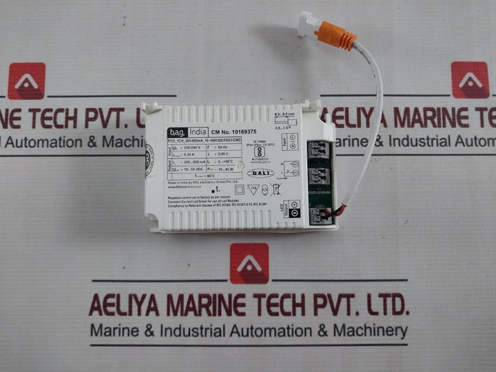 Bag Electronics 10169375 Constant Current Led Driver 220-240V 18W 350Ma