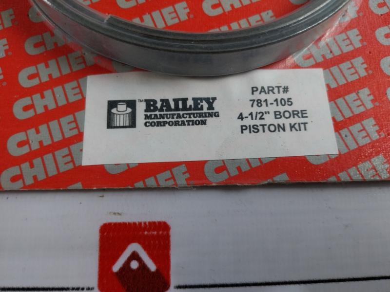 BAILEY 781-105 Chief Piston Kit 4-1/2 Bore BD329340