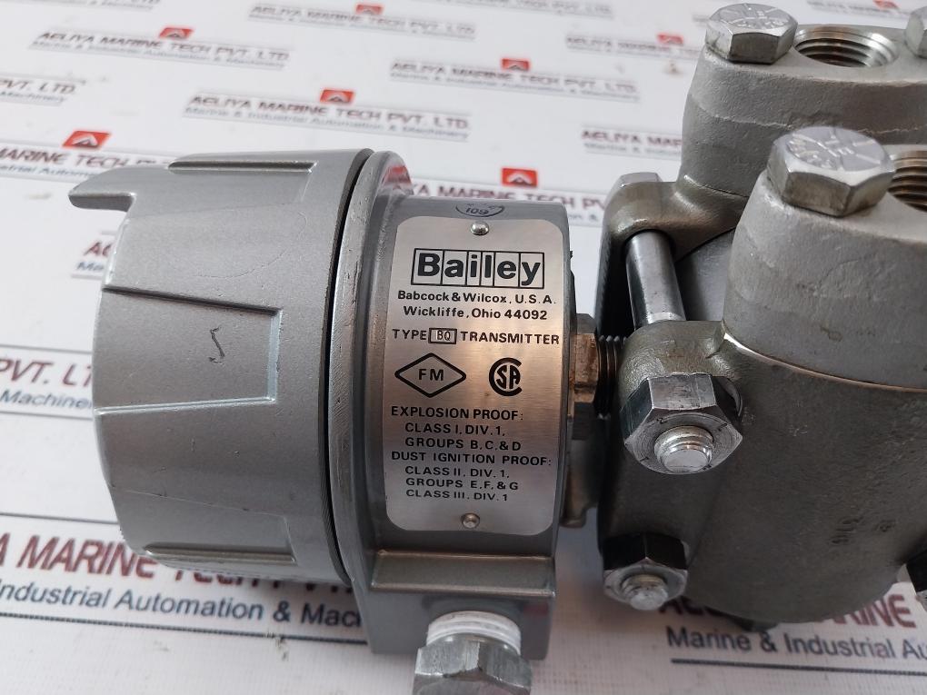 Bailey Bq76221 Bq Pressure Transmitter 2000 Psig + Electronic Xmtr