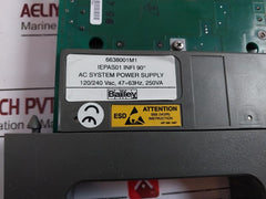 Bailey Iepas01 Ac System Power Supply, 120/240 Vac, Eb0137591