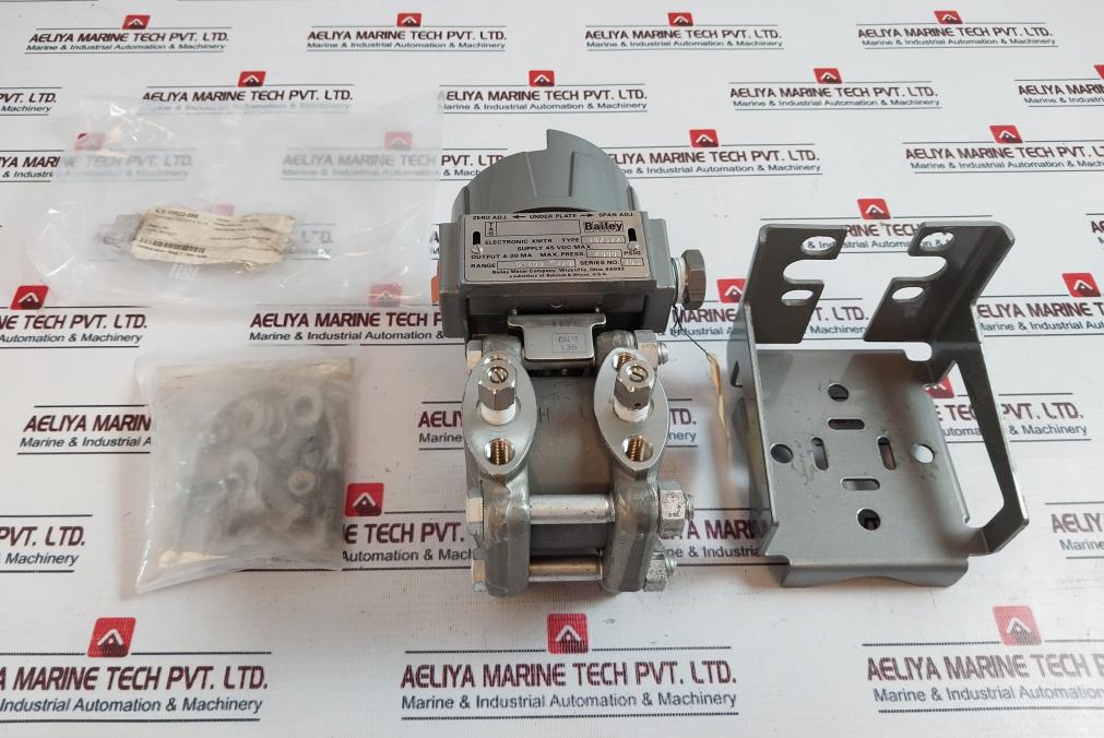 Bailey Meter Bq75221 Xmtr Pressure Transmitter 2000 Psig, 45 Vdc