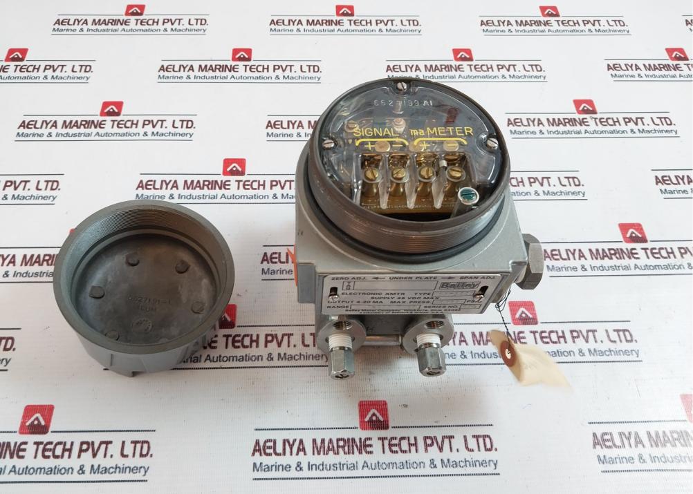 Bailey Meter Bq75221 Xmtr Pressure Transmitter 2000 Psig, 45 Vdc