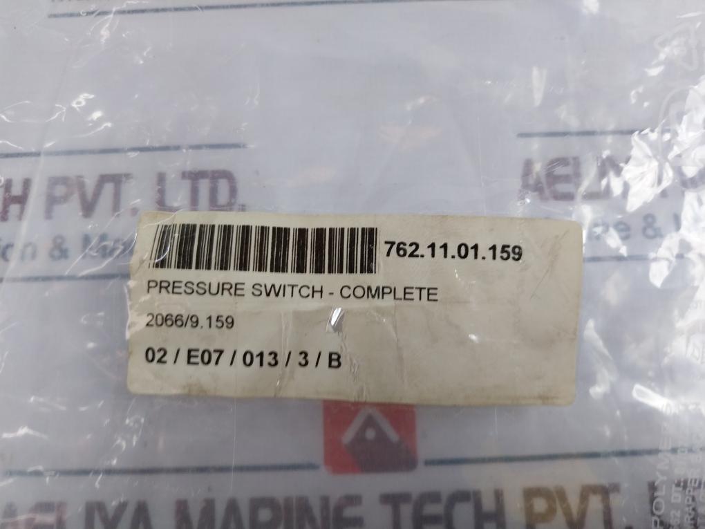 Bailey & Mackey 2381Q Pressure Switch 0.2-4 Bar 70Bar Max 5A 250V