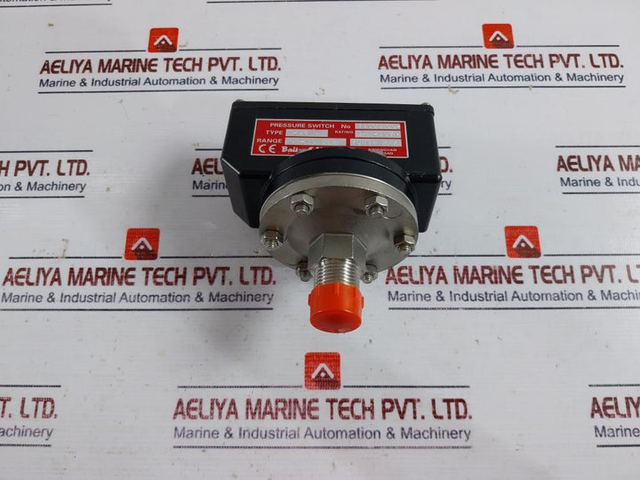 Bailey & Mackey 2381Q Pressure Switch 0.2-4 Bar 70Bar Max 5A 250V