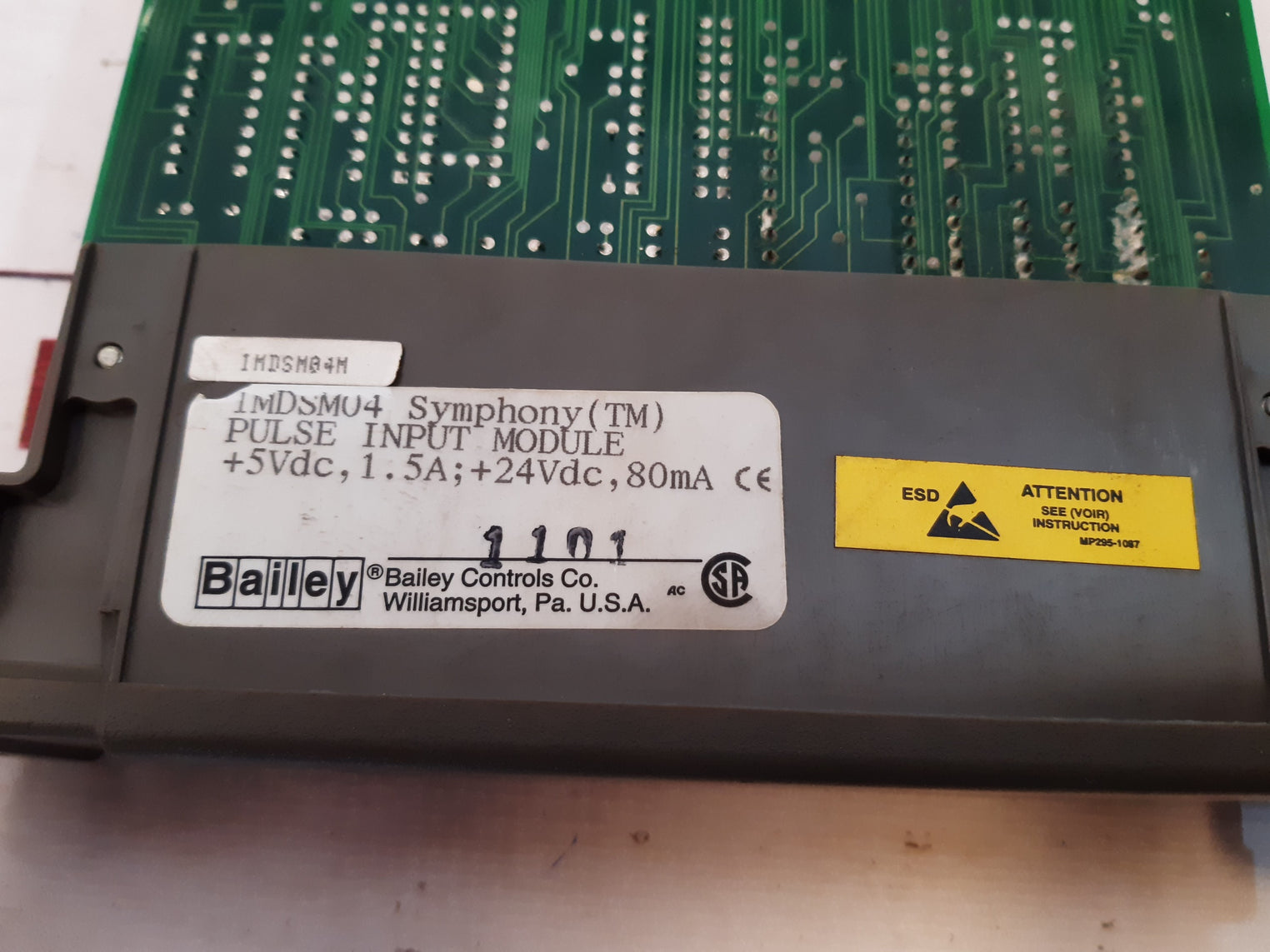 Bailey imdsm04 pulse input slave module