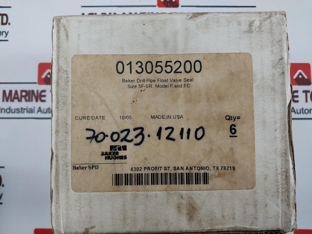 Baker Hughes 013055200 Drill Pipe Float Valve Seal