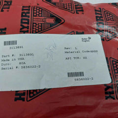 Baker Hughes 3113891 T-seal Lateral Shear 18-10/15M Rev: L