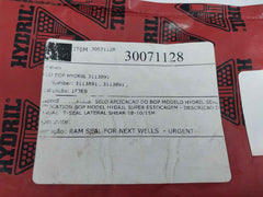 Baker Hughes 3113891 T-seal Lateral Shear 18-10/15M Rev: L
