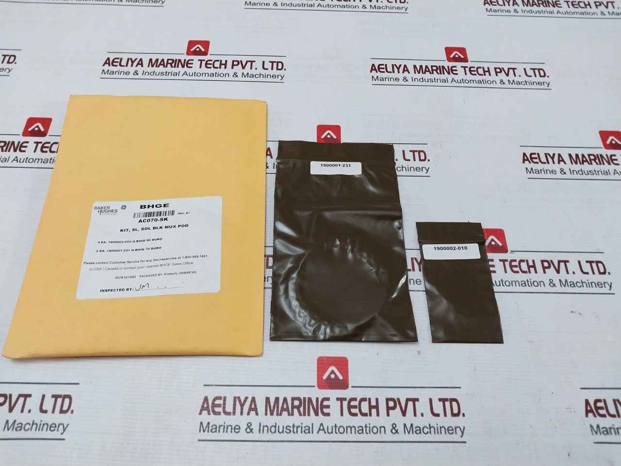 Baker Hughes Ac070-sk Seal Kit O-ring 90 & 70 Duro Mux Pod Rev B1