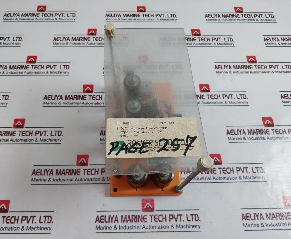 Bakker Sliedrecht Moua790 D.C. Voltage Transformer 10A 25V