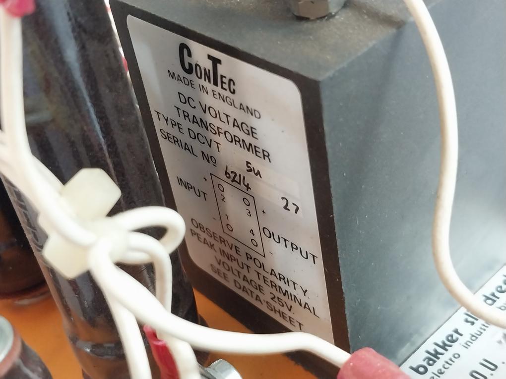 Bakker Sliedrecht Moua790 D.C. Voltage Transformer 10A 25V