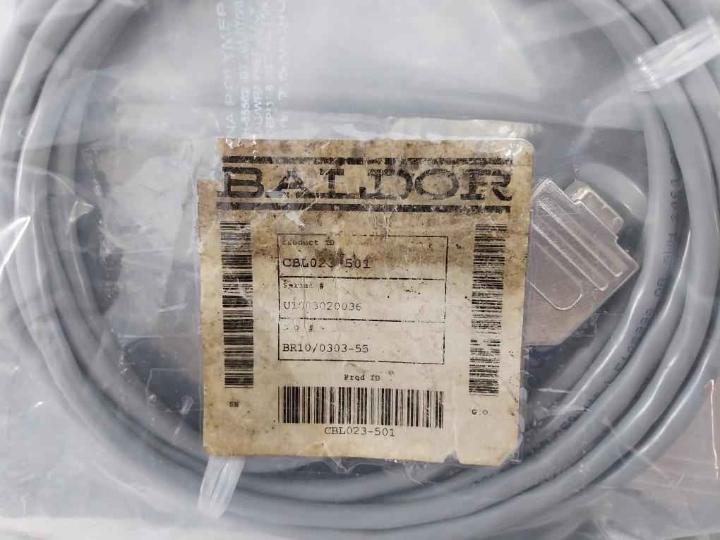 Baldor Cbl023-501 Hmi Programming Cable 5 Meter E108998 V9538 B100302Sw