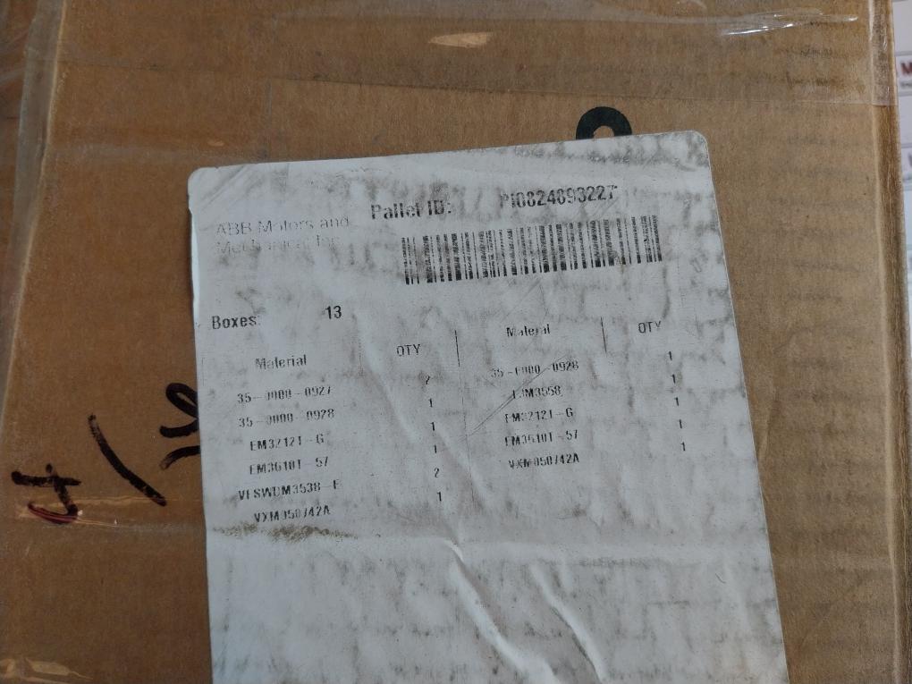 Baldor Em3610T-57 Super-e Motor Ie3 3-phase 3/2.2Kw 230/400V 2850 Rpm