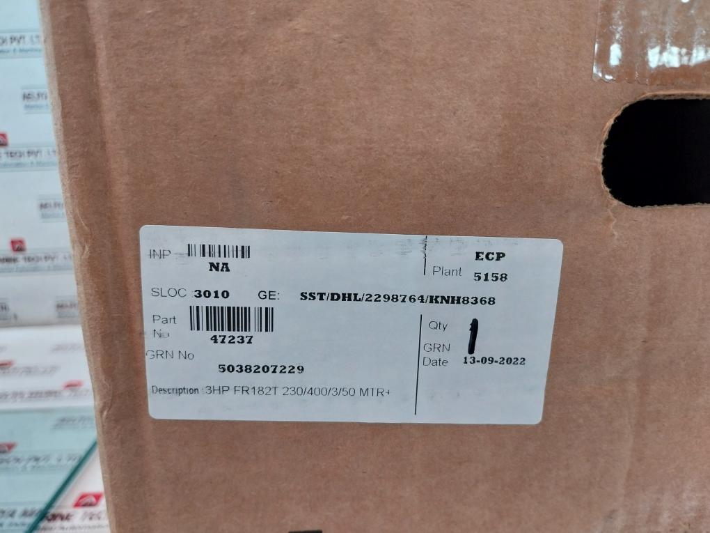 Baldor Em3610T-57 Super-e Motor Ie3 3-phase 3/2.2Kw 230/400V 2850 Rpm