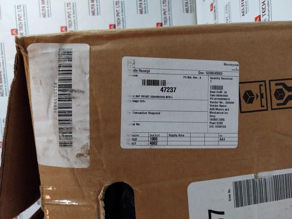 Baldor Em3610T-57 Super-e Motor Ie3 3-phase 3/2.2Kw 230/400V 2850 Rpm