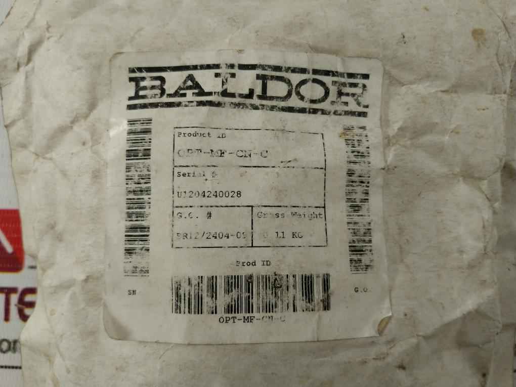Baldor Opt-mf-cn-c Connector Kit A2-70 B2L 24Lh X17 Ispc16
