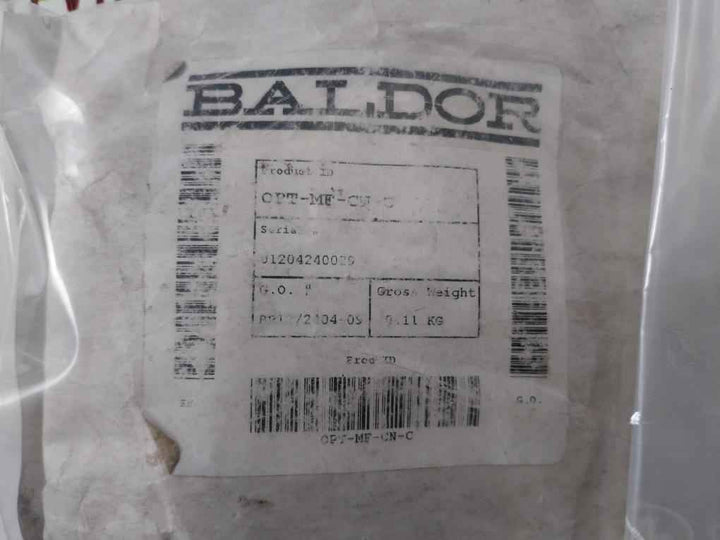 Baldor Opt-mf-cn-c Connector Kit A2-70 B2L 24Lh X17 Ispc16