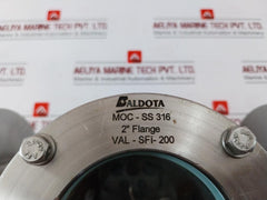 Baldota Moc-ss 316 Sight Flow Indicator 2" Flange Valve Manifold
