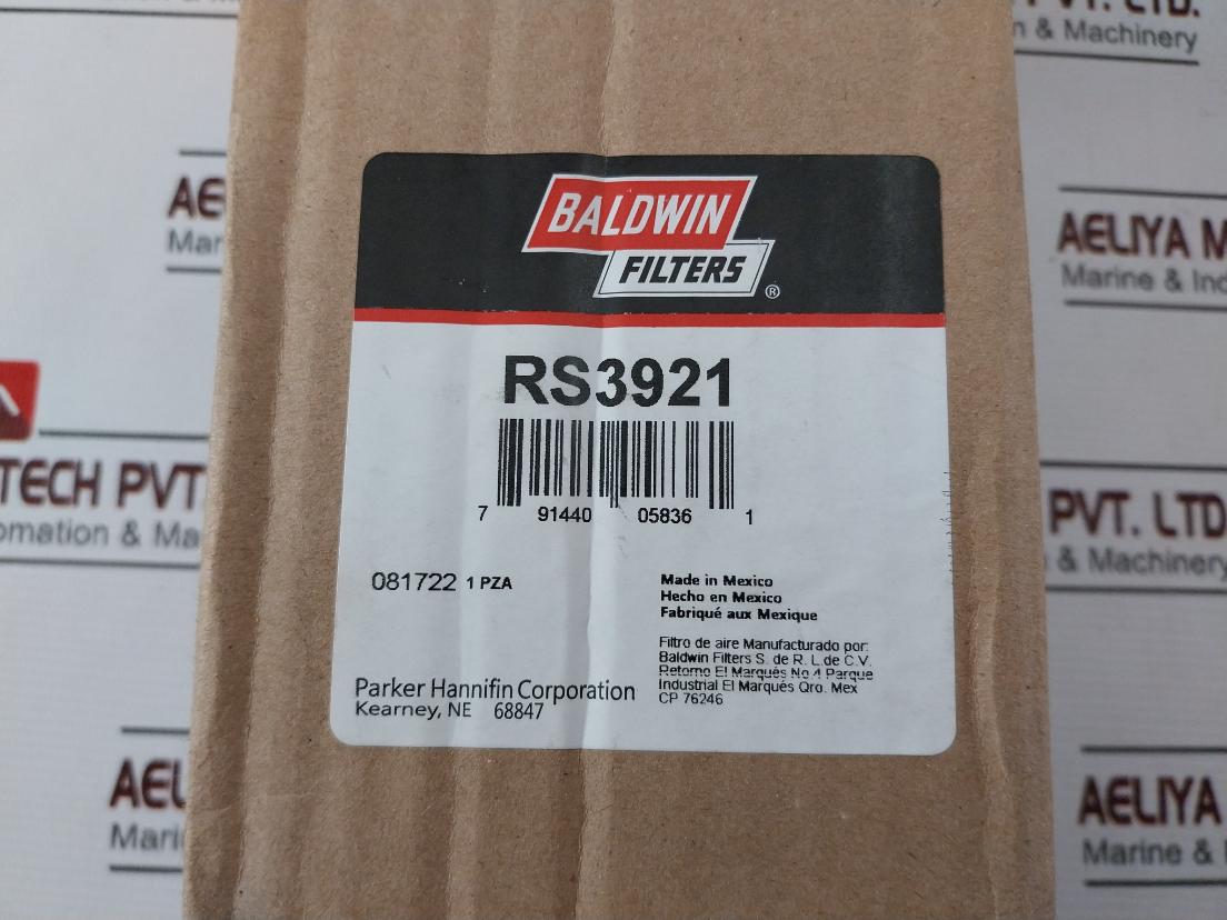 Baldwin Rs3921 Radial Seal Inner Air Filter Element