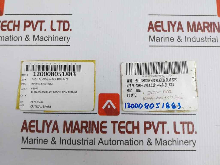 Ball Bearing 6209Zu1 Ntn