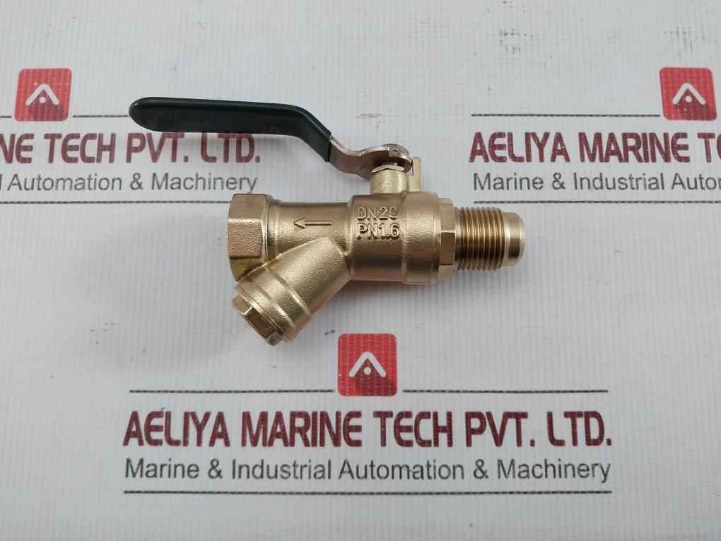 Ball Valve With Strainer Honeywell Pn 1.6