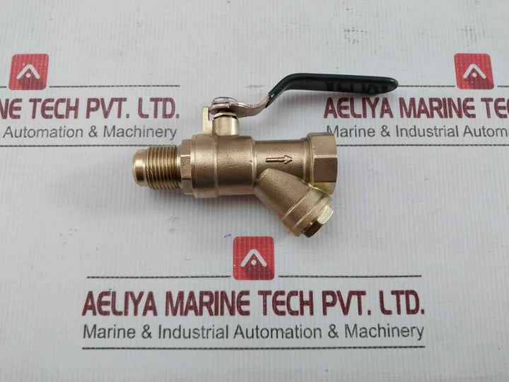 Ball Valve With Strainer Honeywell Pn 1.6