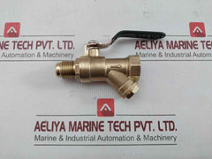 Ball Valve With Strainer Honeywell Pn 1.6