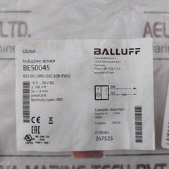 Balluff Bes0045 Inductive Sensor Bes M12Mg-gsc30B-bv02 10V-36V Dc 100 Ma