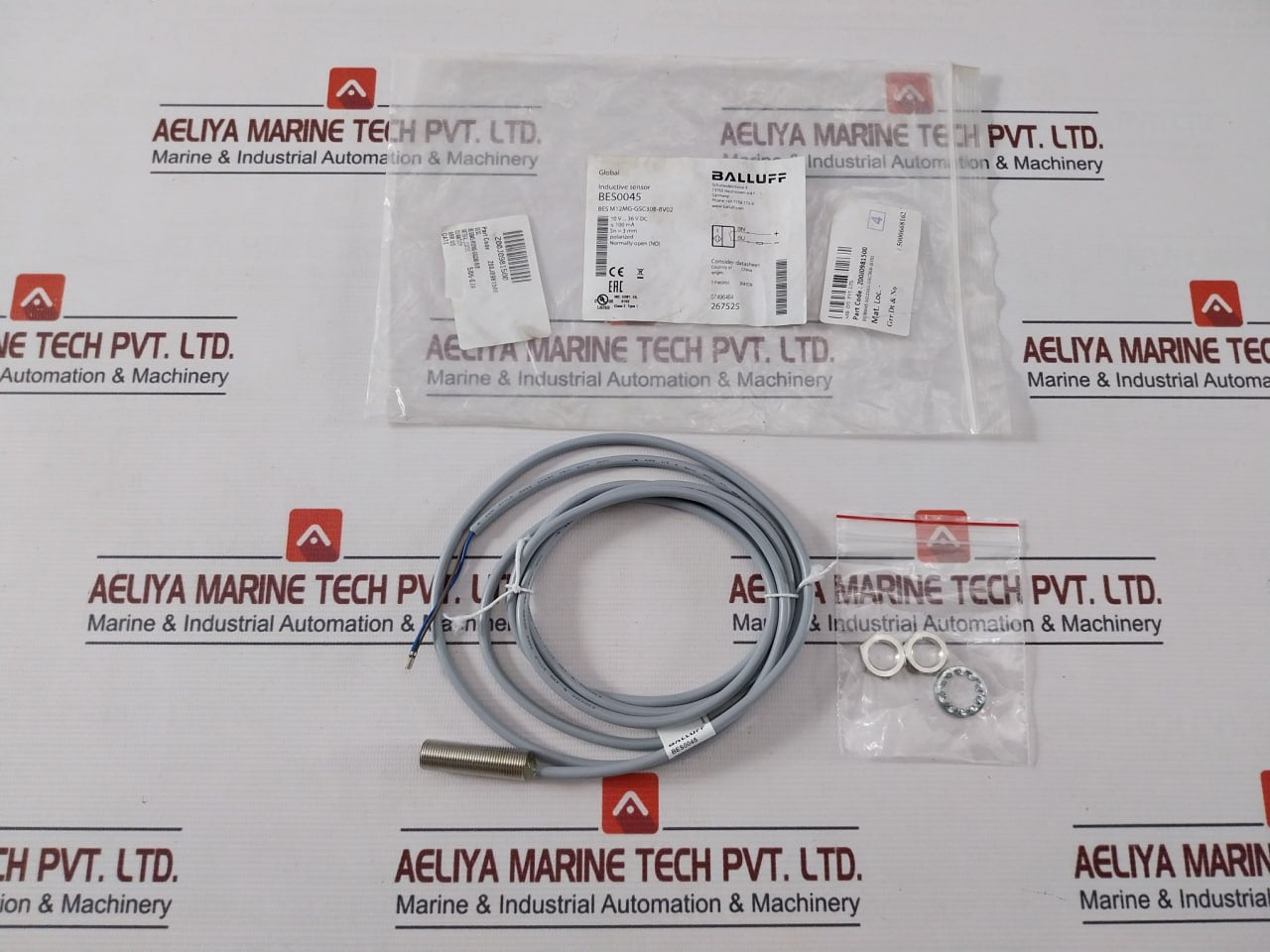Balluff Bes0045 Inductive Sensor Bes M12Mg-gsc30B-bv02 10V-36V Dc 100 Ma