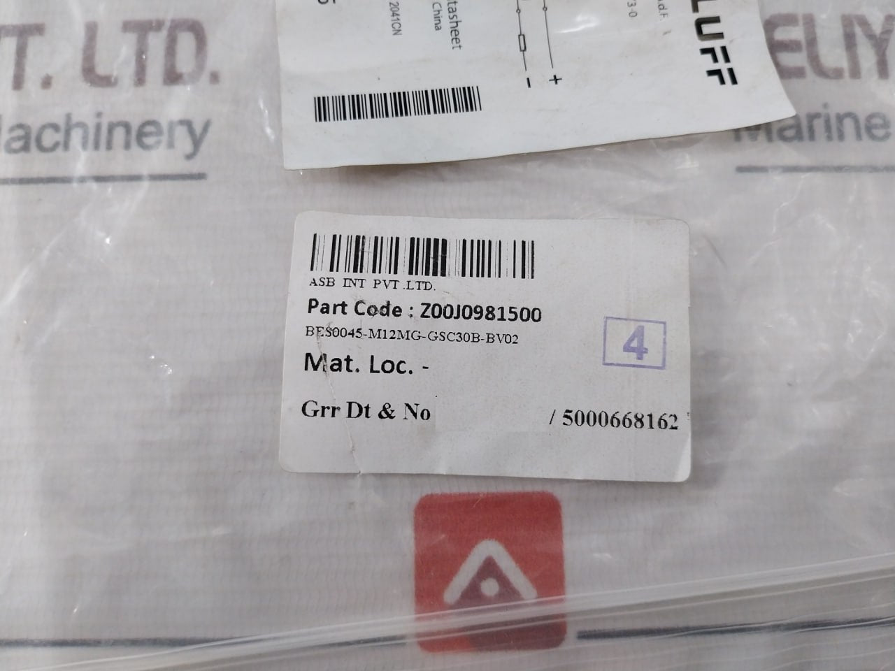 Balluff Bes0045 Inductive Sensor Bes M12Mg-gsc30B-bv02 10V-36V Dc 100 Ma