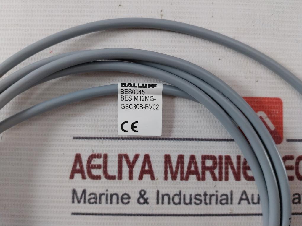 Balluff Bes M12Mg-gsc30B-bv02 Inductive Sensor With Cable E242293 Bes0045 100Ma