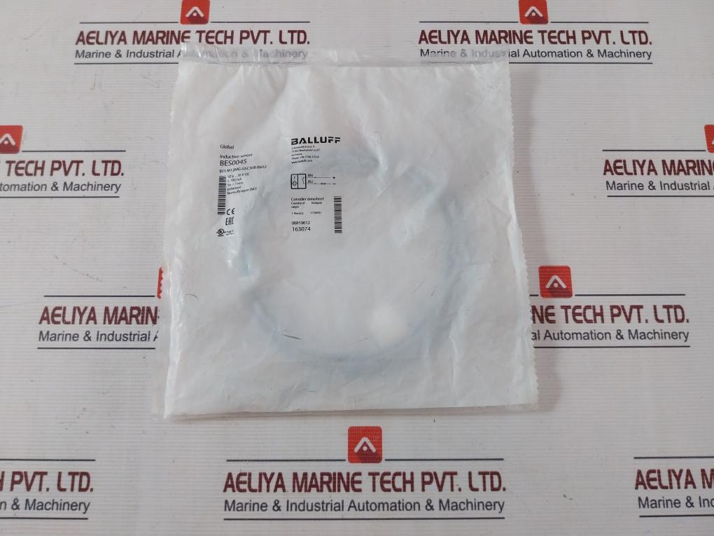 Balluff Bes M12Mg-gsc30B-bv02 Inductive Sensor With Cable E242293 Bes0045 100Ma