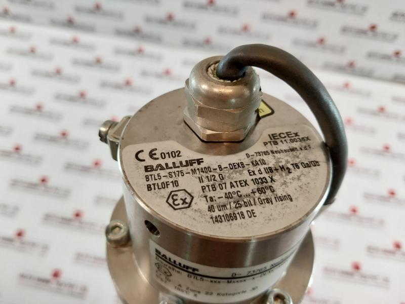 Balluff Btl5-s175-m1200-b-dexb-ka10  Micropulse Transducer Ip67
