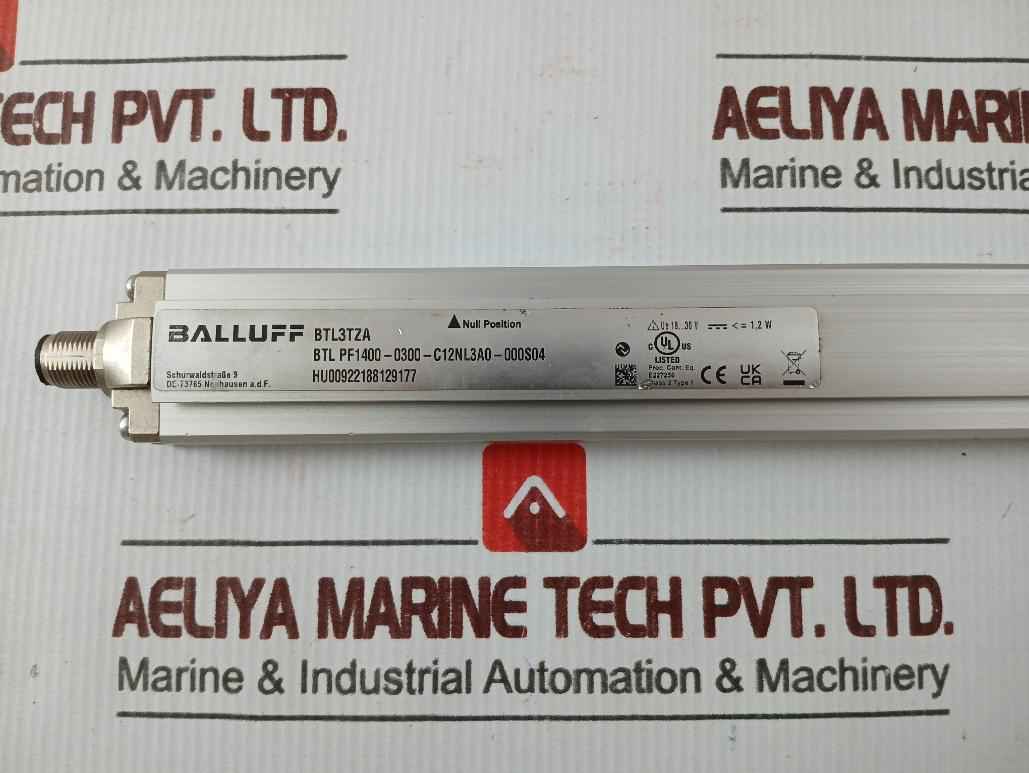 Balluff Btl Pf1400-0300-c12Nl3A0-000S04 Linear Position Transducer 18-30V Dc