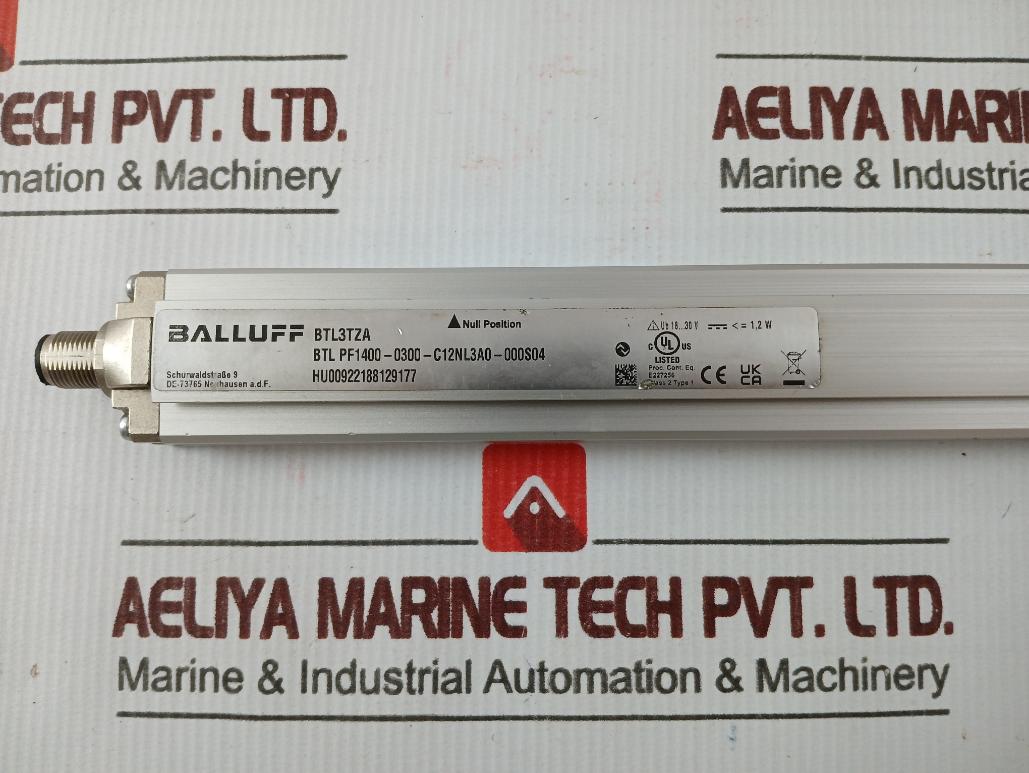 Balluff Btl Pf1400-0300-c12Nl3A0-000S04 Linear Position Transducer 18-30V Dc