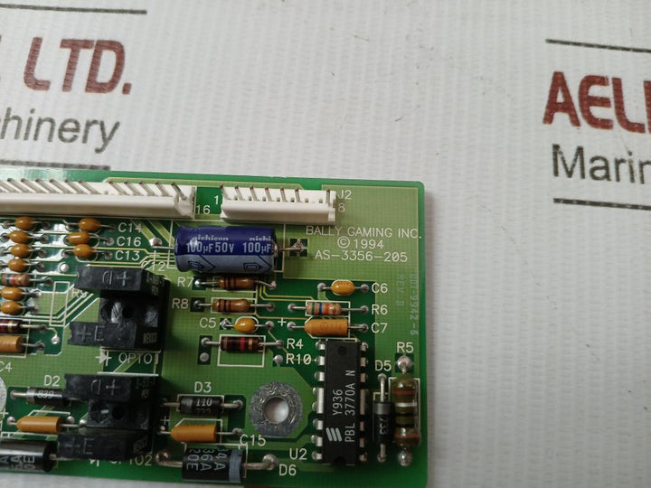 Bally Gaming Power And Driver Control Pcb Module As-3356-205