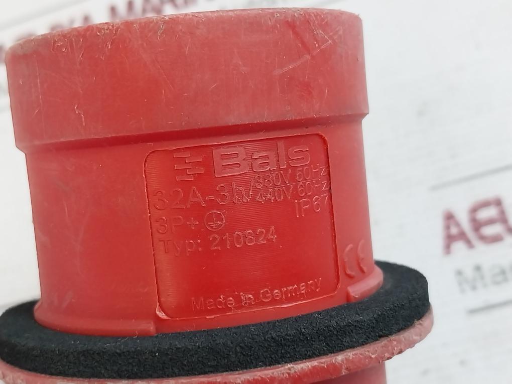 Bals 210824 Plug For Refeer Container Ip67 32A 3H