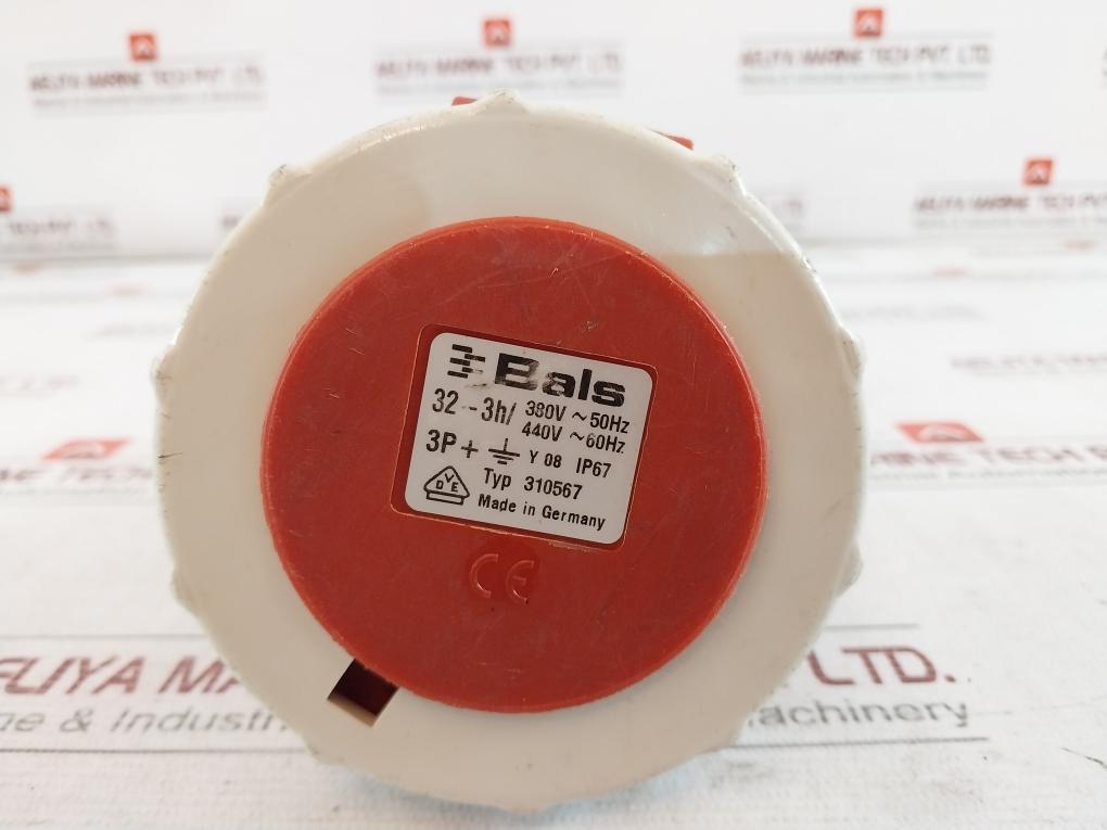 Bals 310567 Connector 32-3H/380V-50Hz 2061344 Pa 32A 3-4