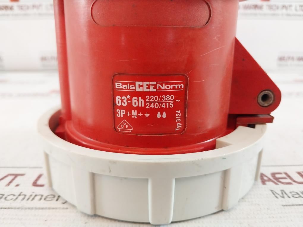 Bals Cee Norm 3124 Connector 220/380- 500V- 63-6H