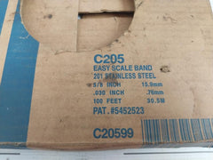 Band-it 201 Stainless Steel Easy Scale Band 5452523 C205