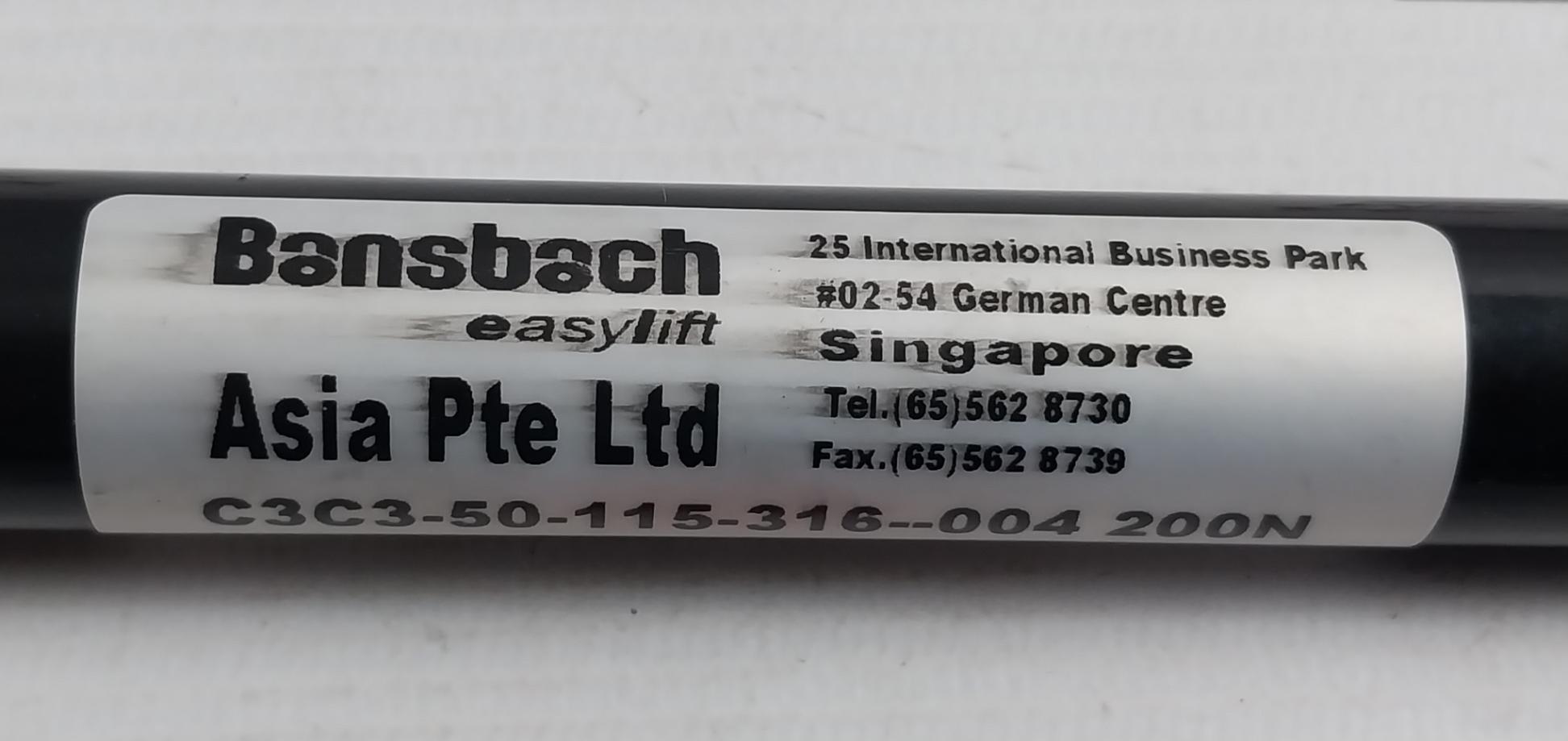Bansbach C3C3-50-115-316-004 200N Easylift Gas Spring
